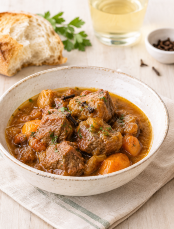 Spezzatino di vitello con patate e carote
