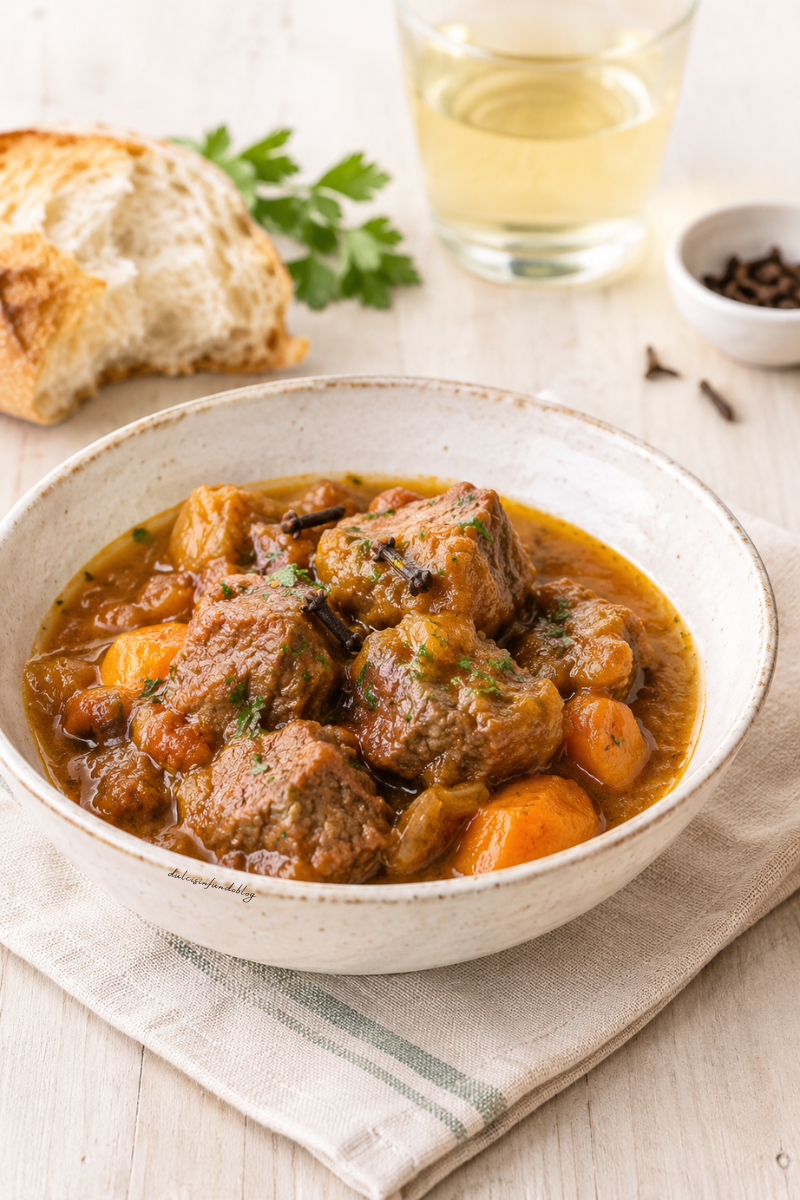 Spezzatino di vitello con patate e carote