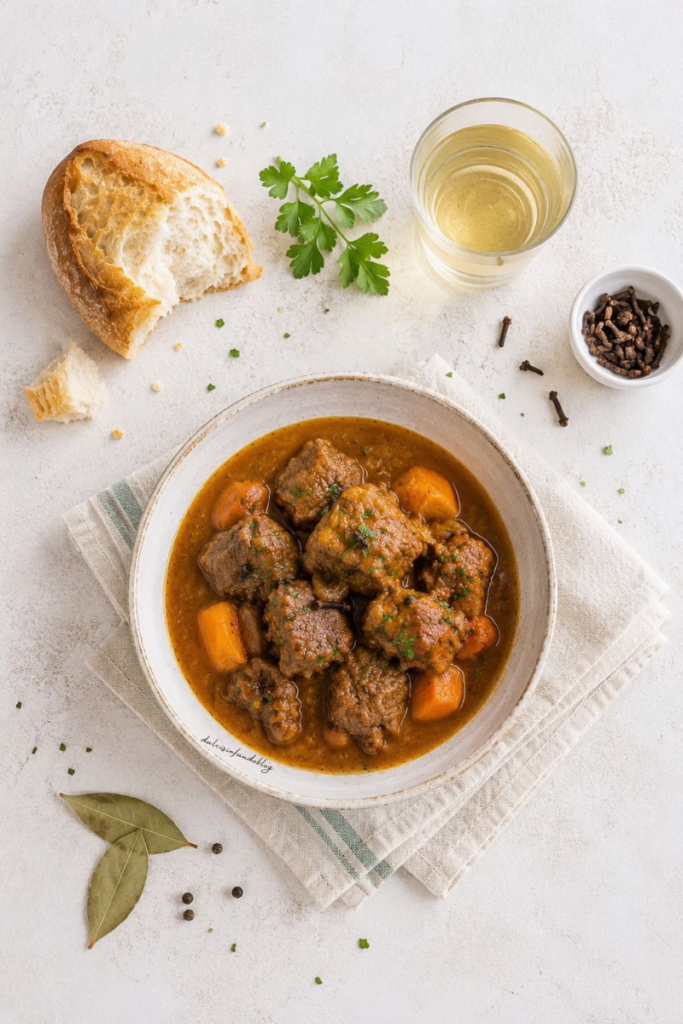 Spezzatino di vitello con patate e carote