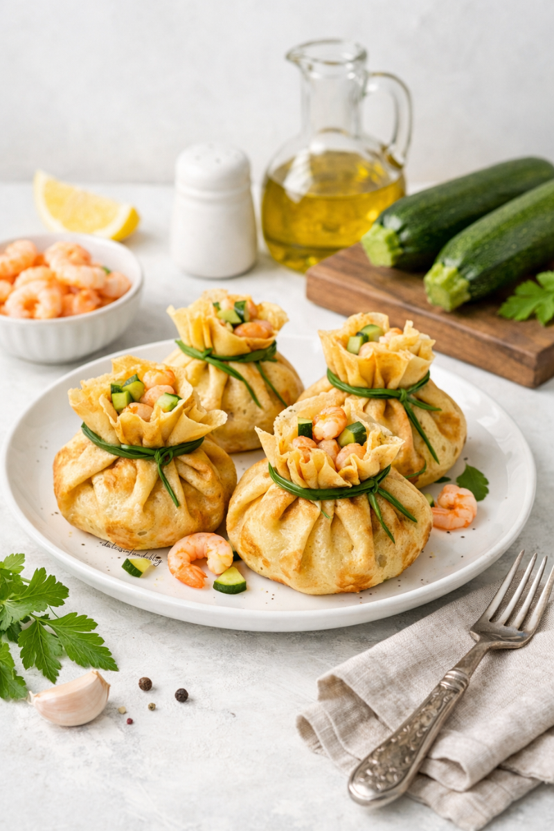 Fagottini di Crepes con Zucchine e Philadelphia