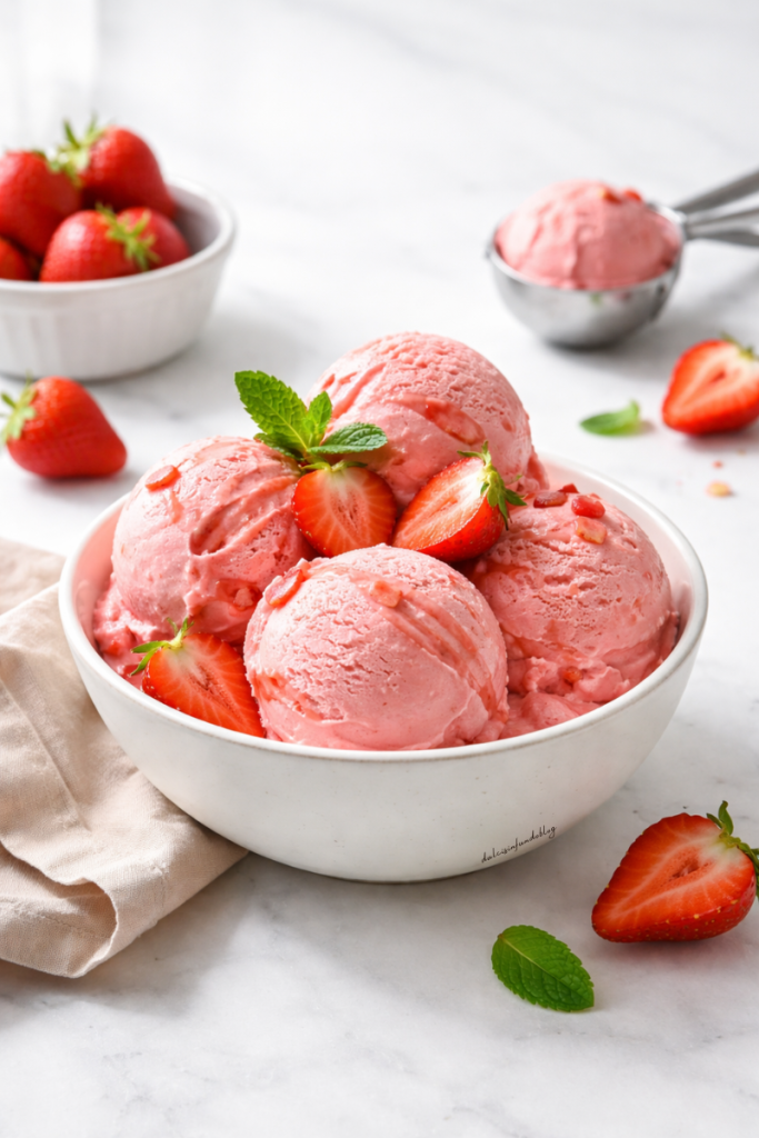 Gelato alla fragola