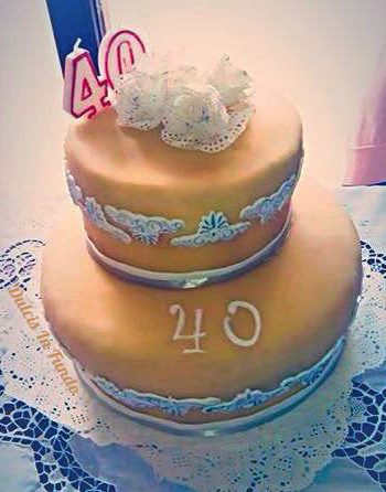 Torta stile shabby