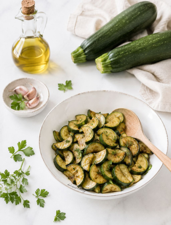 Contorno zucchine trifolate