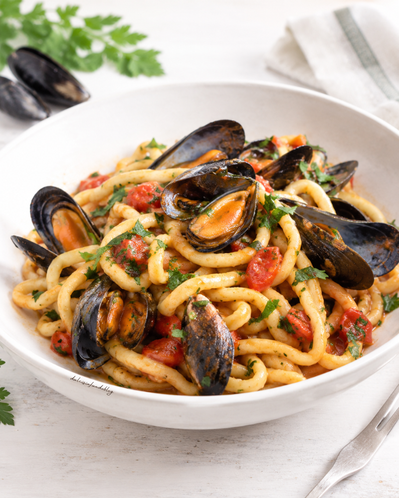 Troccoli con cozze