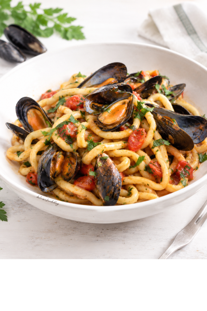 Troccoli con cozze