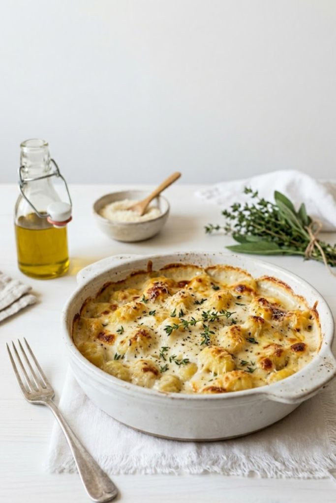 Gnocchi al Forno con Mozzarella