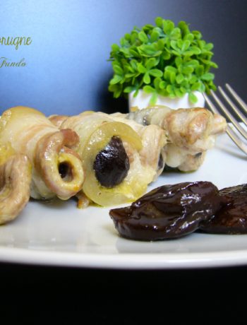 Involtini di pancetta e prugne