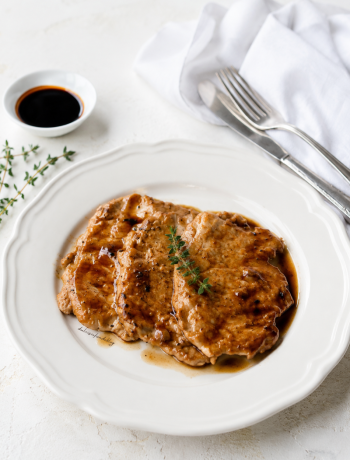 Scaloppine con aceto balsamico