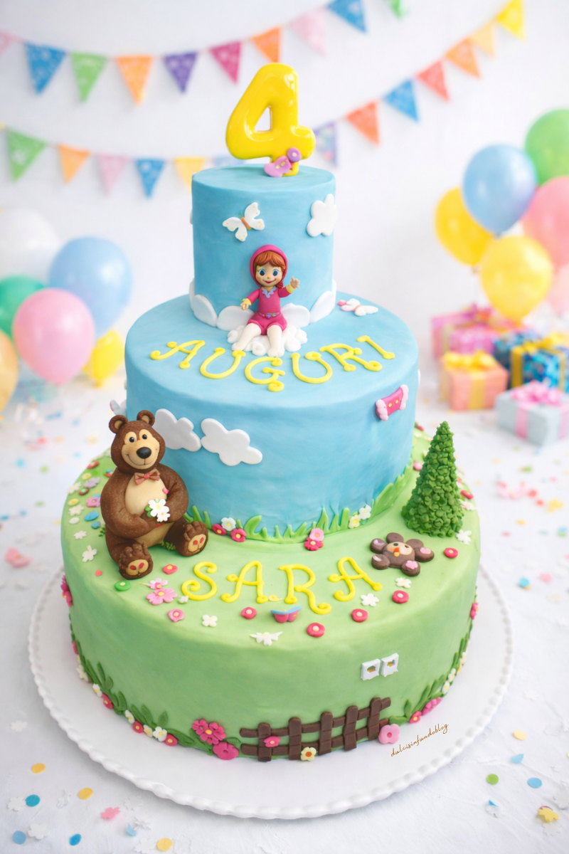 Torta Masha e Orso