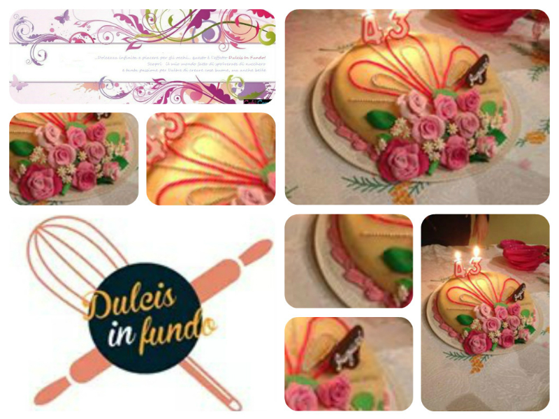 Torta rose rosa