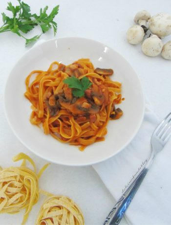 Fettuccine fughi e pancetta