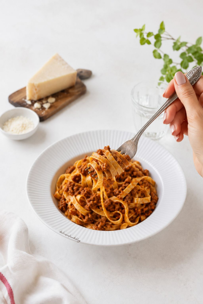 Tagliatelline alla bolognese