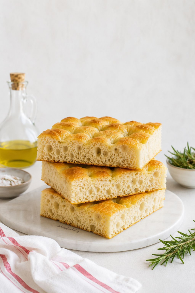 Focaccia in teglia fatta in casa