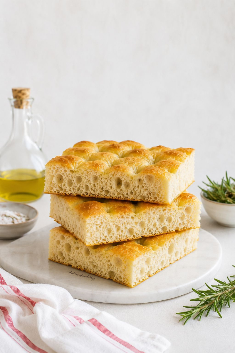 Focaccia in teglia fatta in casa