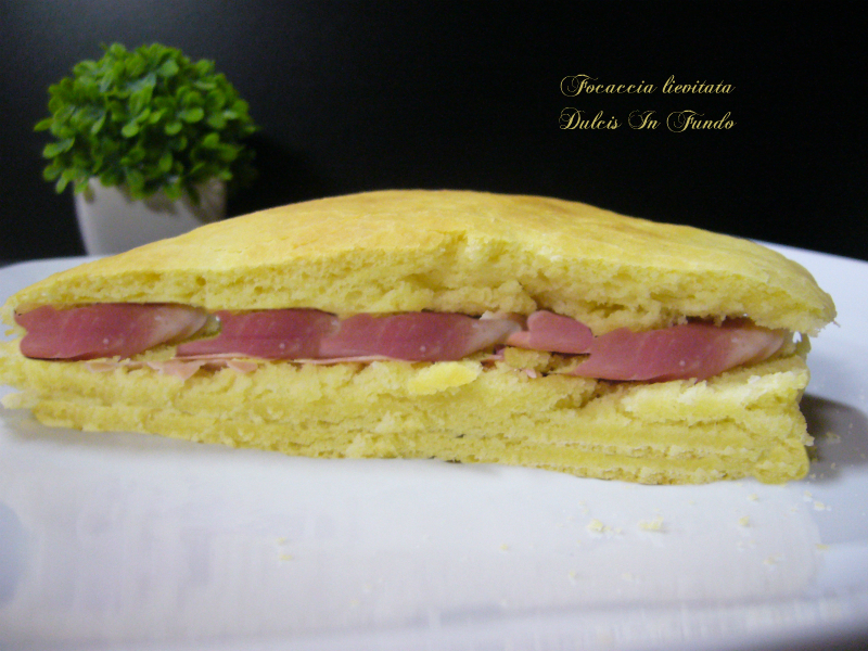 Focaccia lievitata