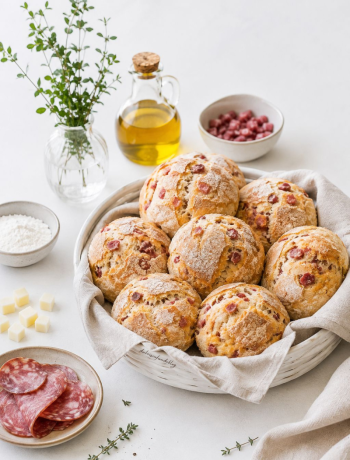 Panini rustici con salumi