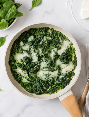 Spinaci filanti in padella