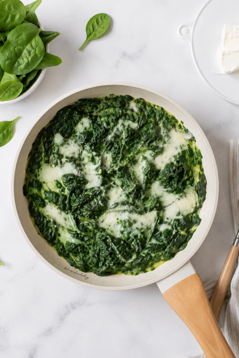 Spinaci filanti in padella