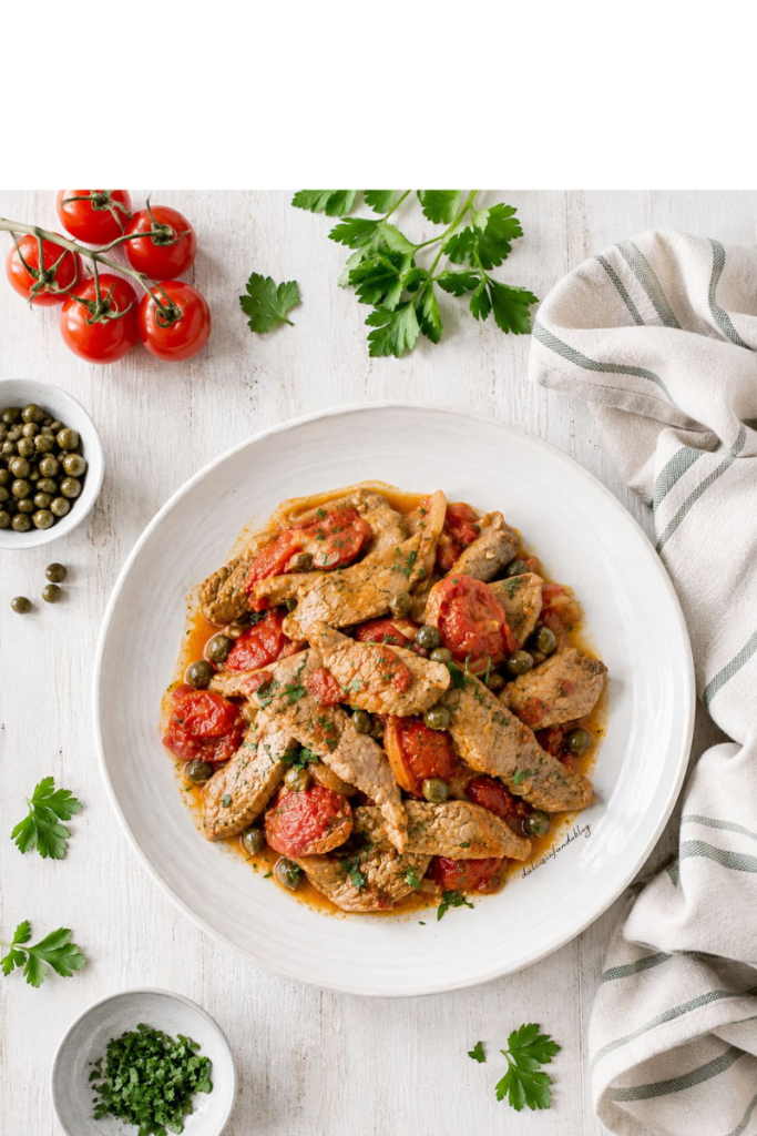 Straccetti di vitello alla pizzaiola