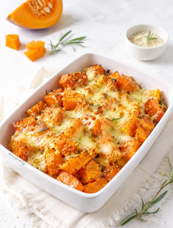 Zucca al rosmarino gratin