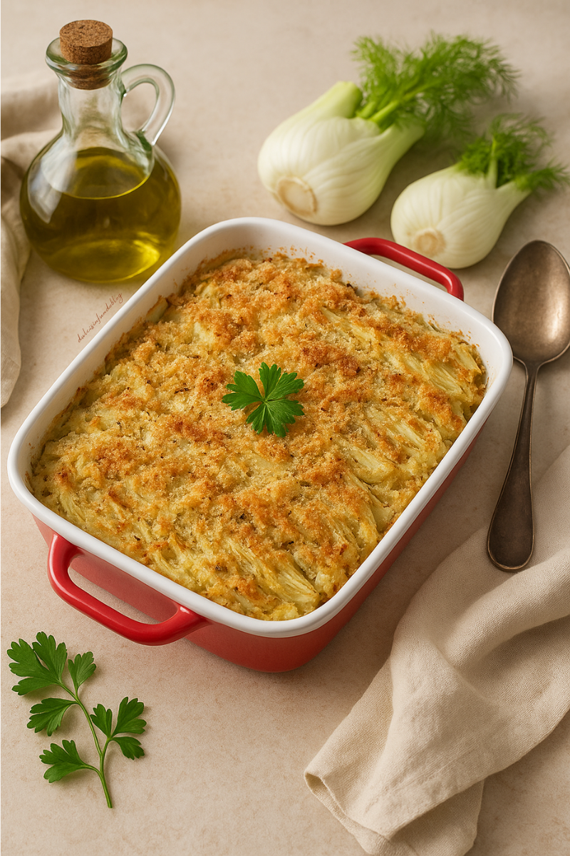 Finocchi gratinati: un contorno semplice e irresistibile