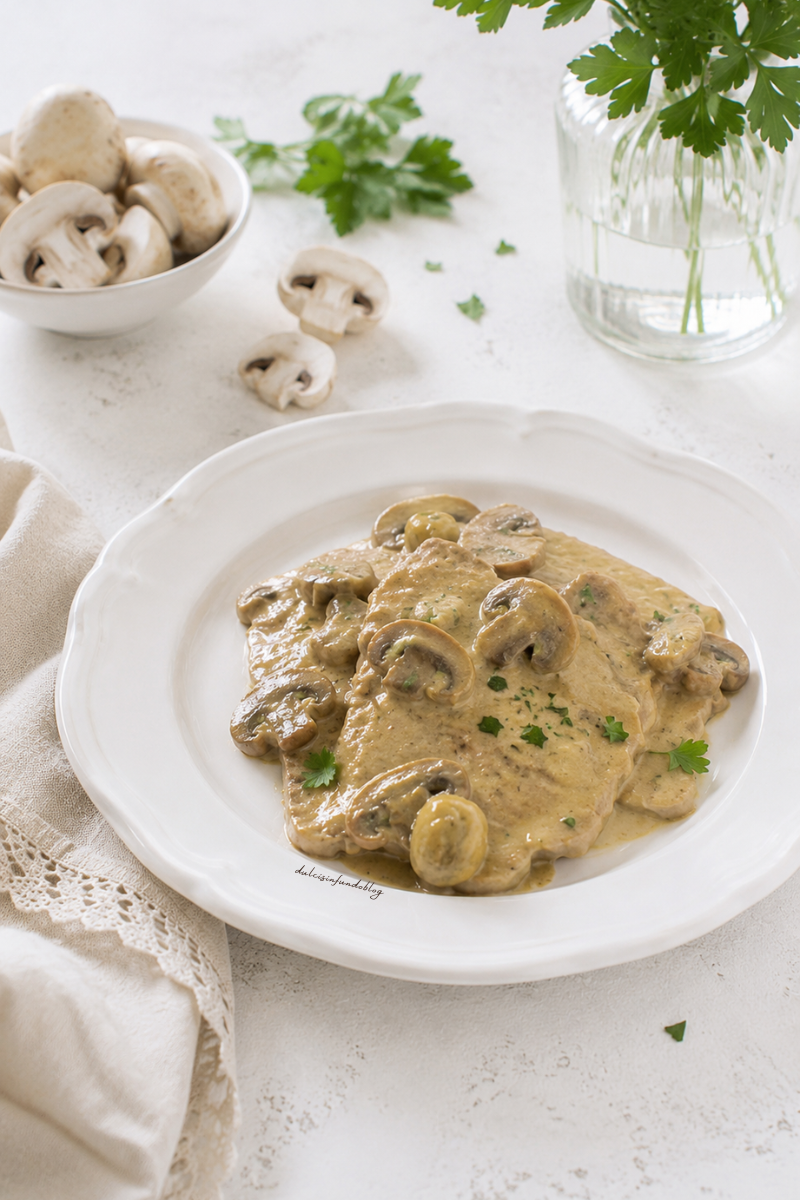 Scaloppine ai funghi