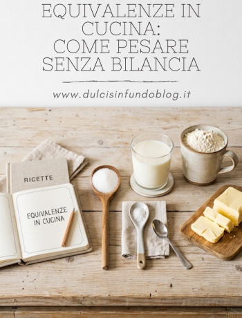 Equivalenze in cucina