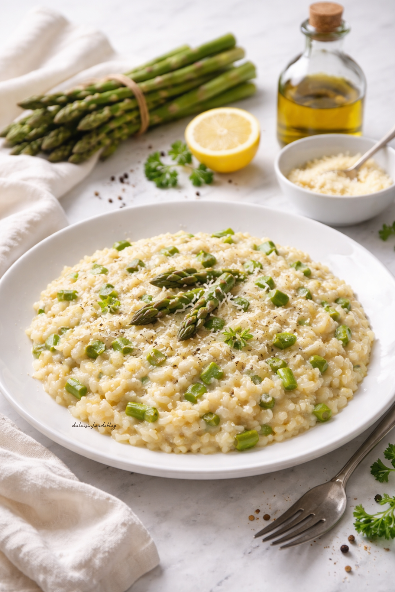 Risotto con asparagi