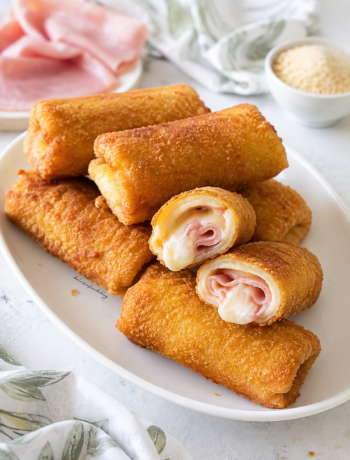 Rotolini sfiziosi prosciutto e formaggio