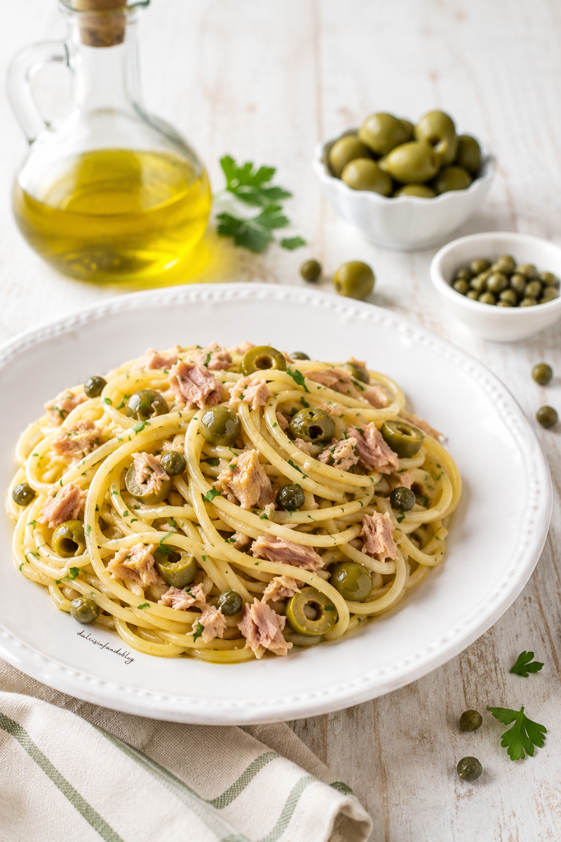 Spaghetti al tonno