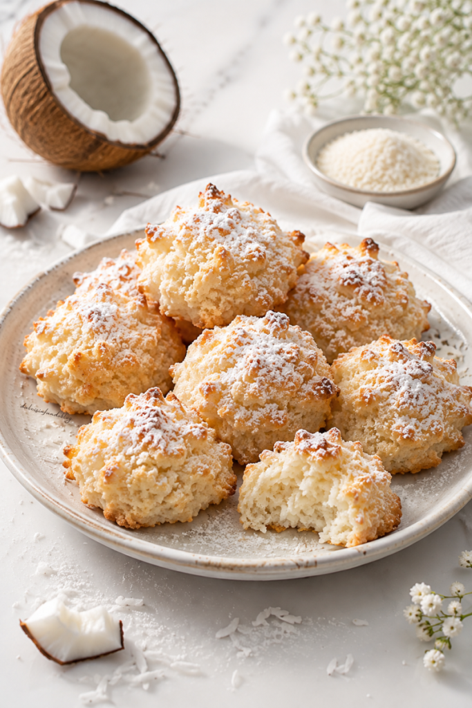 Biscotti morbidi al cocco