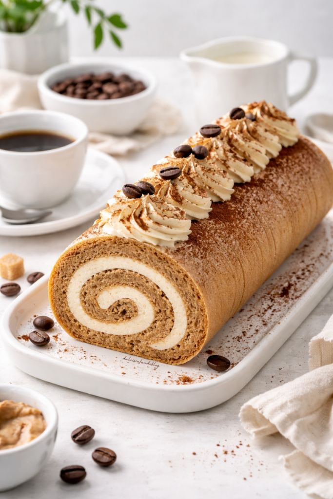 Cake roll al caffè