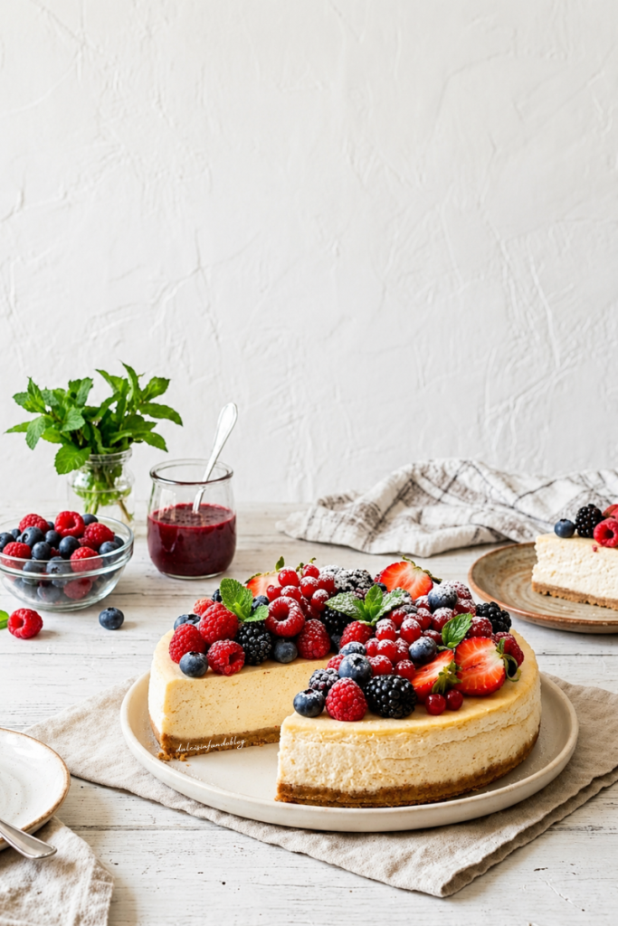 Cheesecake alla frutta