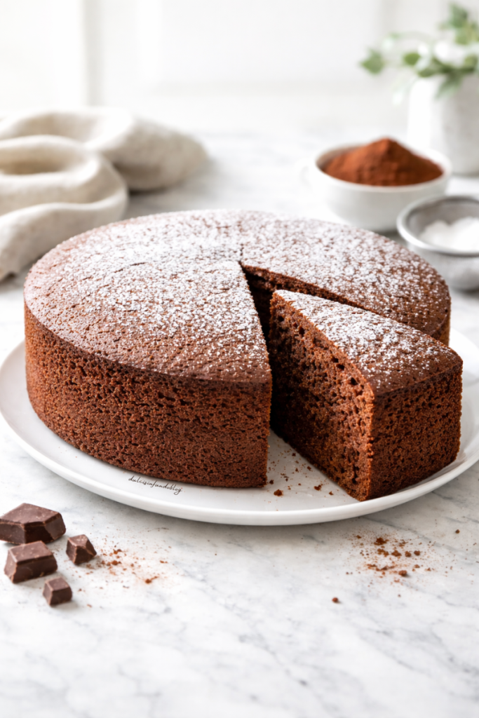 Pan di Spagna al cioccolato