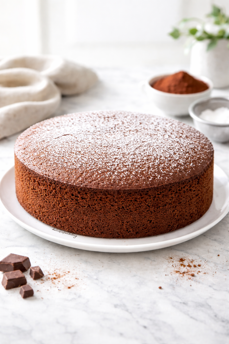 Pan di Spagna al cioccolato