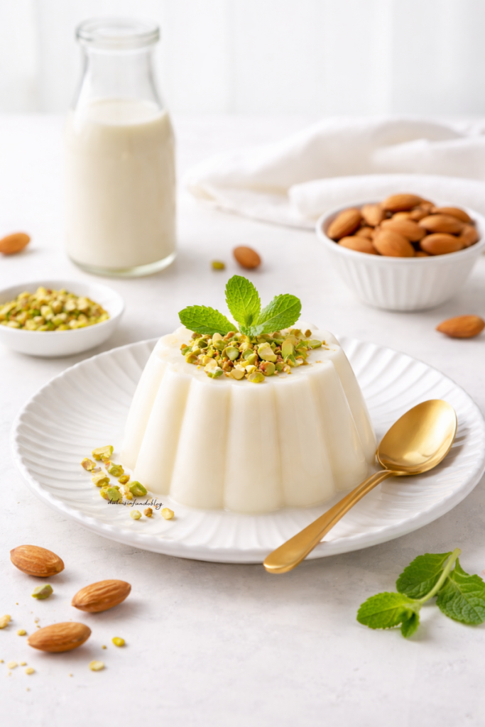 Biancomangiare al latte di mandorla
