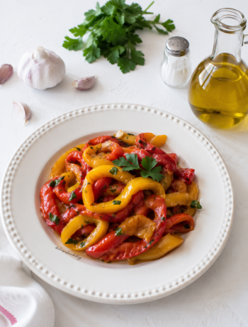 Contorno di peperoni arrosto