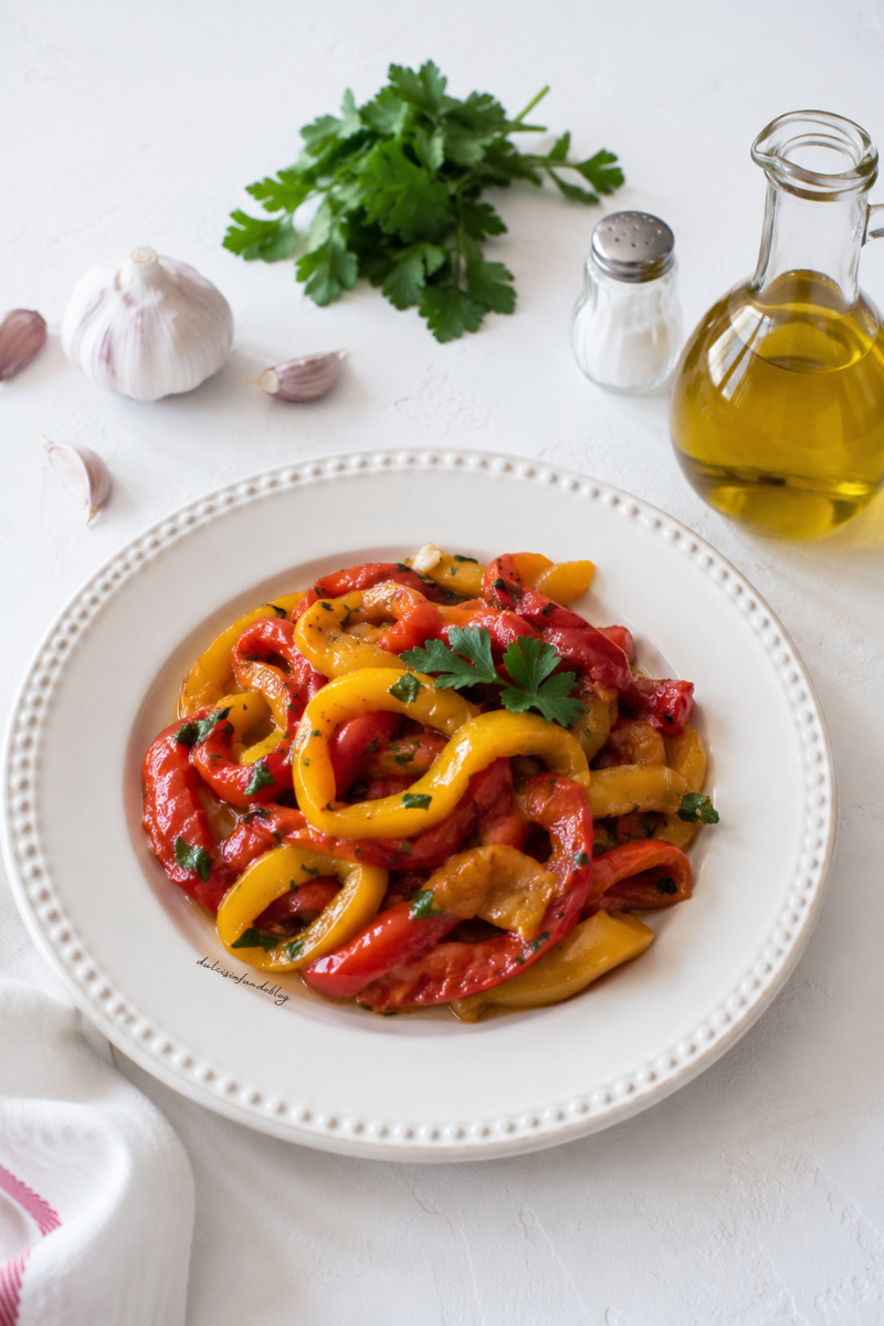 Contorno di peperoni arrosto