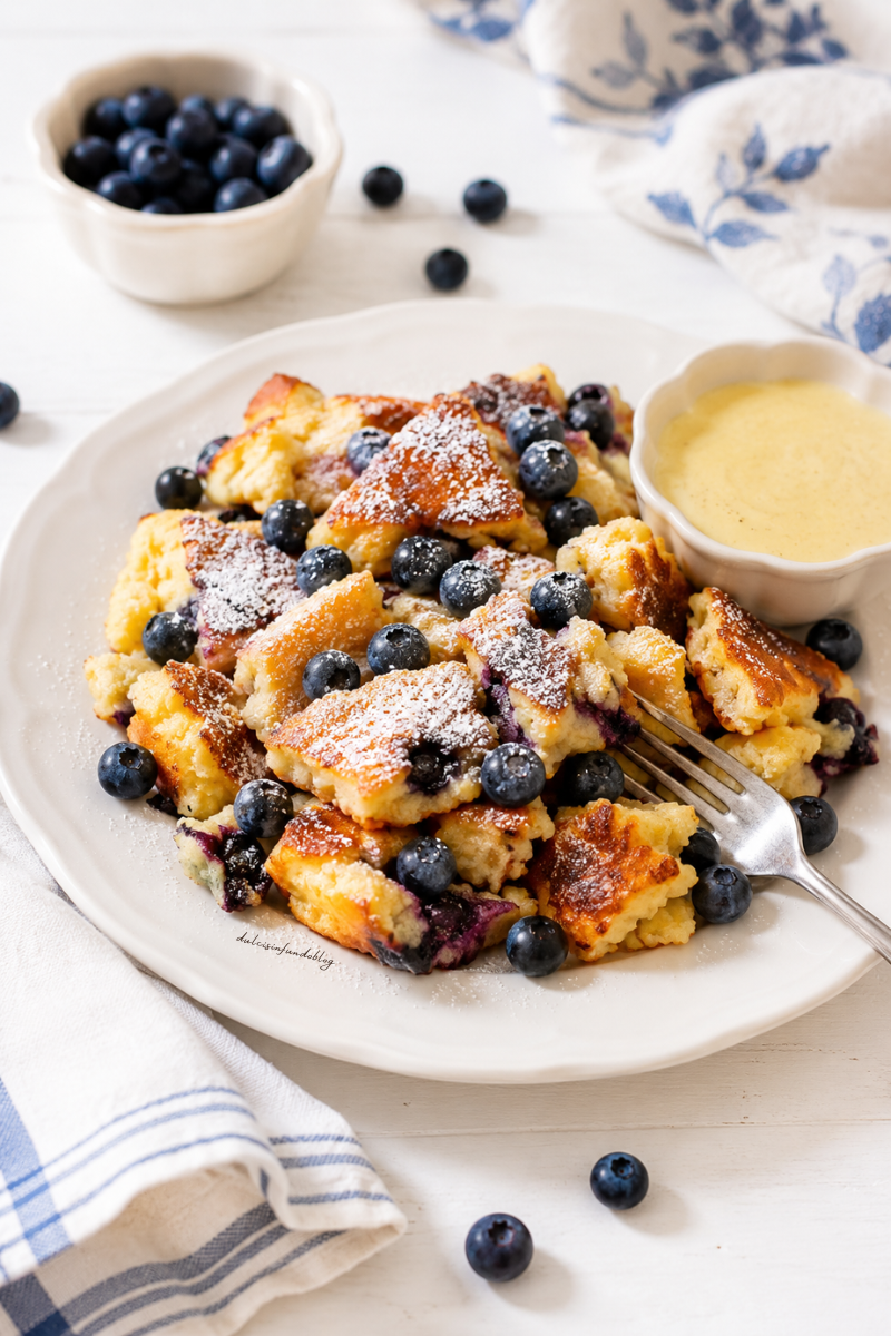 Kaiserschmarren ai mirtilli