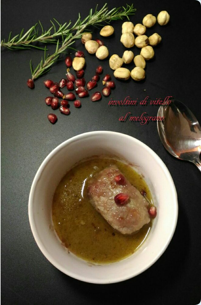 Involtini di vitello al melograno