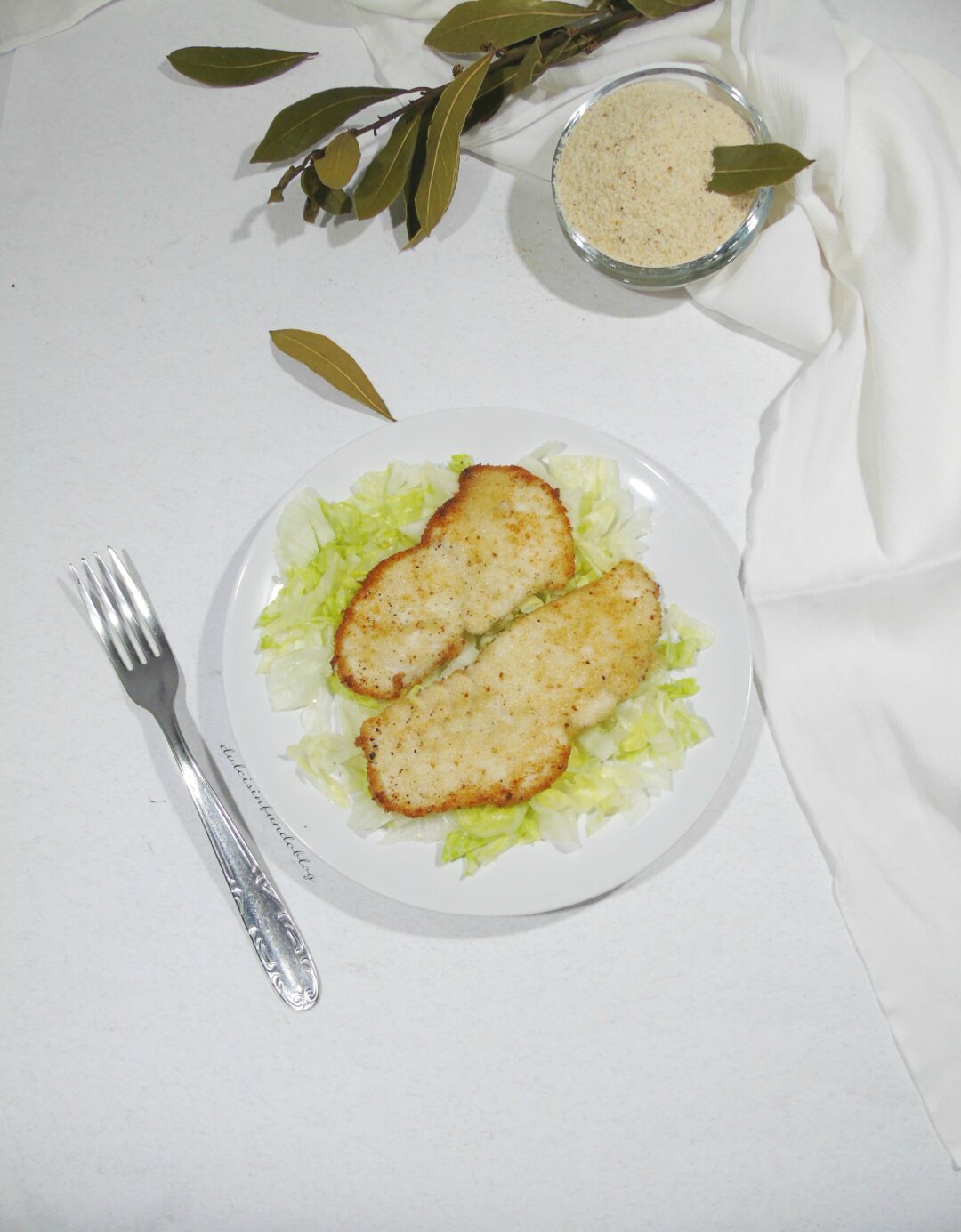 Petto di pollo con panatura light