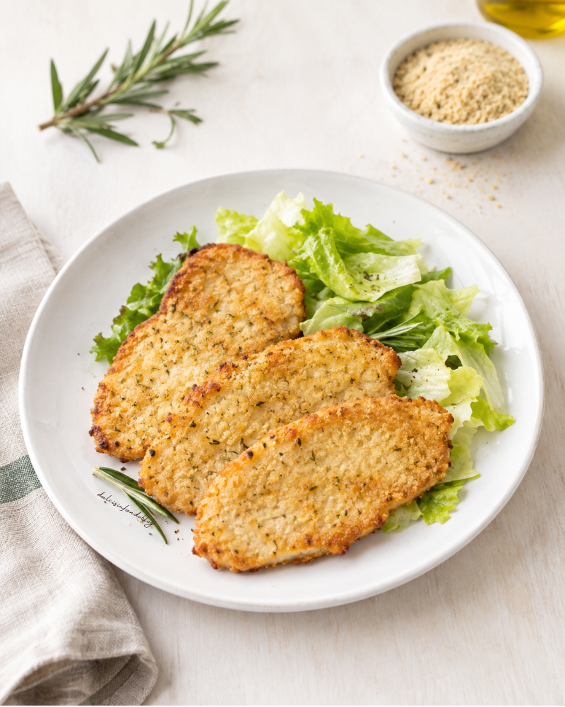 Petto di pollo con panatura light