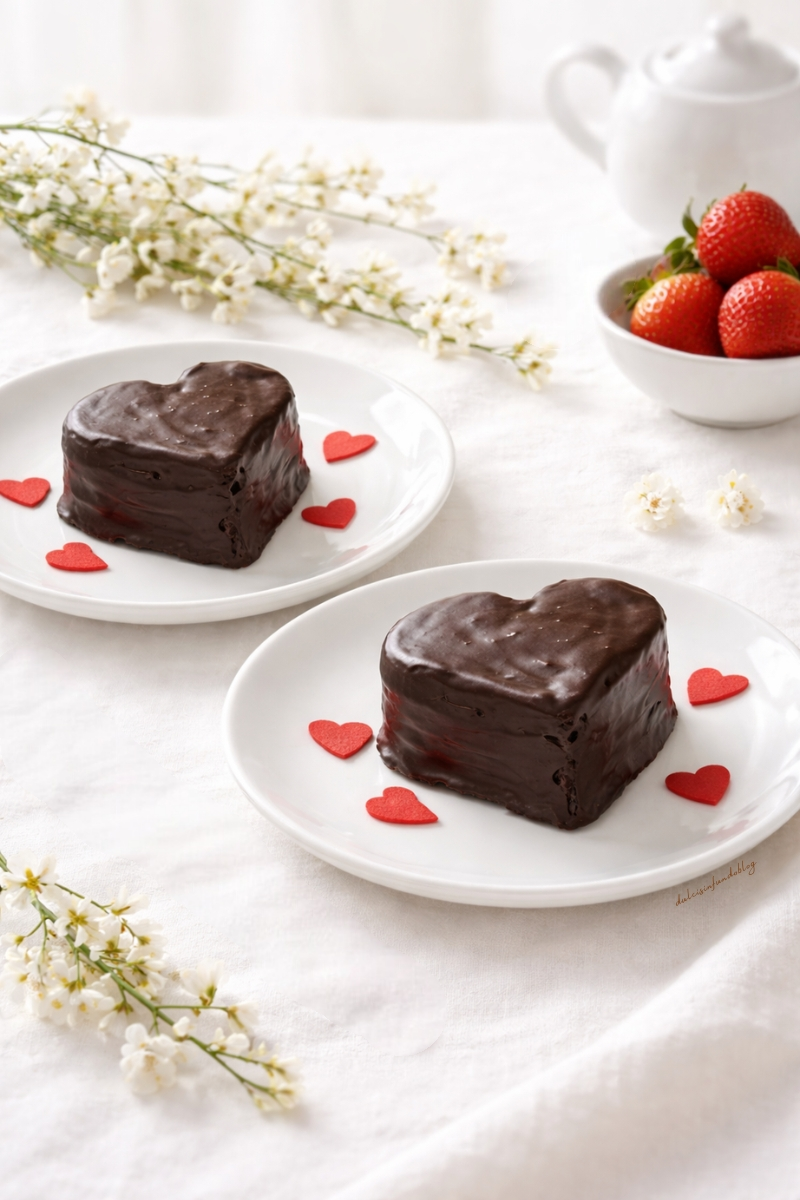 Petit Fours di Pound Cake alla Nutella e Ganache Fondente