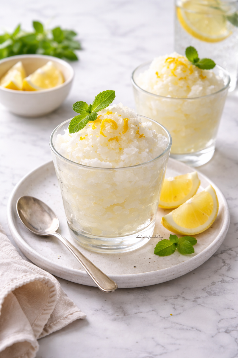 Granita al limone