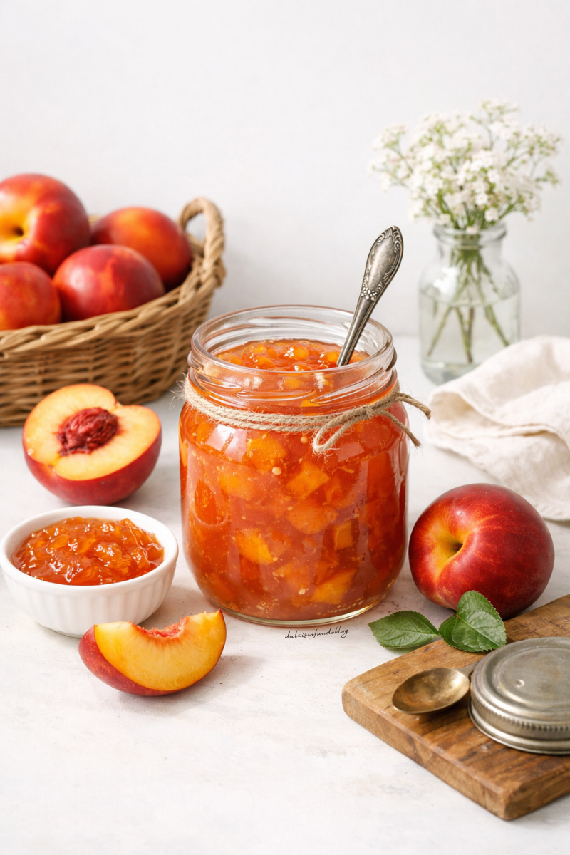 Marmellata di pesche noci