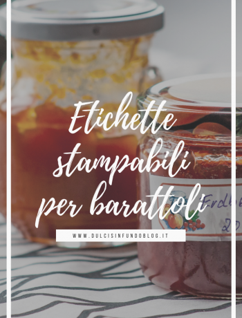 Etichette per barattoli da stampare