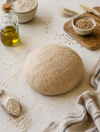 Pizza con farina integrale
