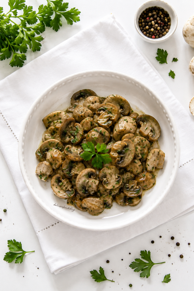 Contorno di funghi trifolati