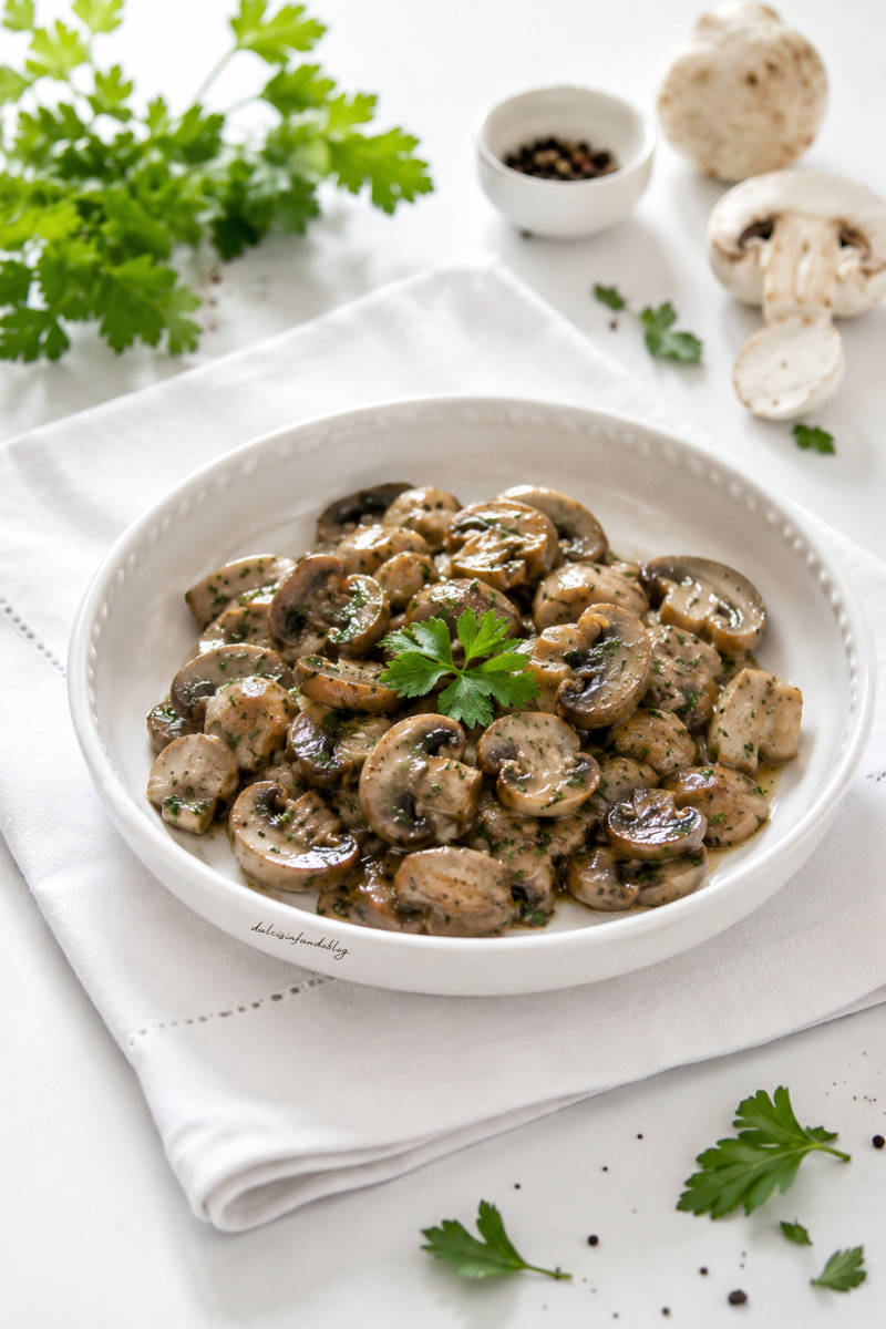 Contorno di funghi trifolati