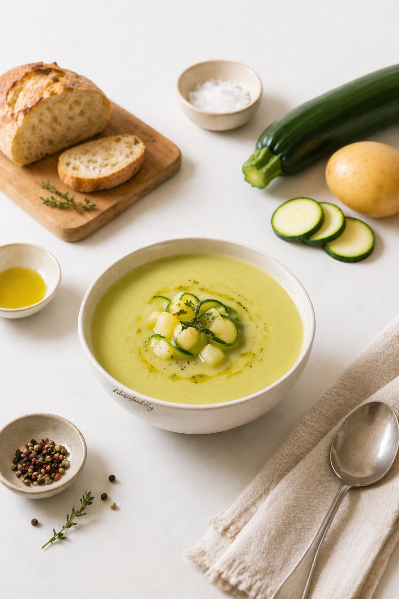 Vellutata di patate e zucchine